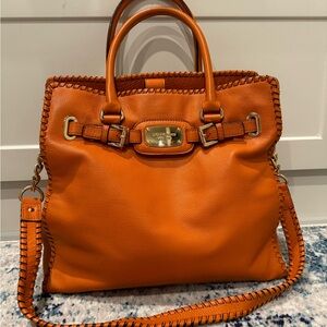 Michael Kors leather bag/satchel.